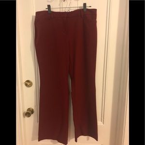 NY&Co. Dark Red Trousers